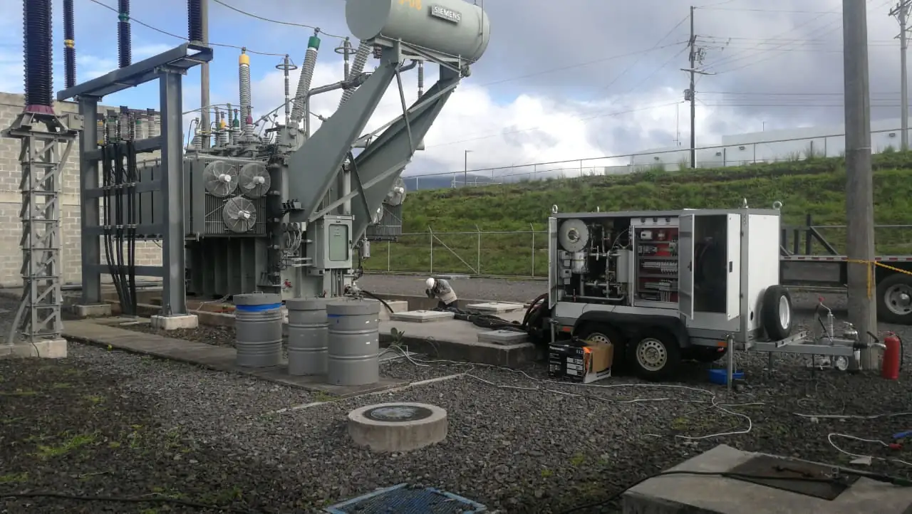 Sửa Chữa Rò Rỉ Dầu Và Lọc Dầu Máy Biến Áp 22kV - 110kV Tại TP.HCM, Bình Dương, Đồng Nai